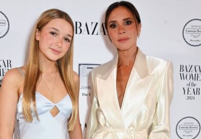 Victoria Beckham presented with a Harper’s Bazaar women of the year prize from daughter Harper | Ents & Arts News