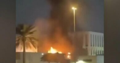 U.S. consulate grounds in Dubai set ablaze by suspected Iranian drone strike